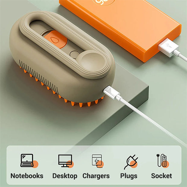 Cat 3 In 1 Electric Spray Hair Brushe