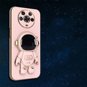 ▪️6D Plating Astronaut Phone Case with Stand