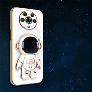 ▪️6D Plating Astronaut Phone Case with Stand