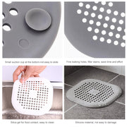 Silicone Hair Catcher Shower Drain Cover