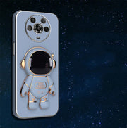 ▪️6D Plating Astronaut Phone Case with Stand