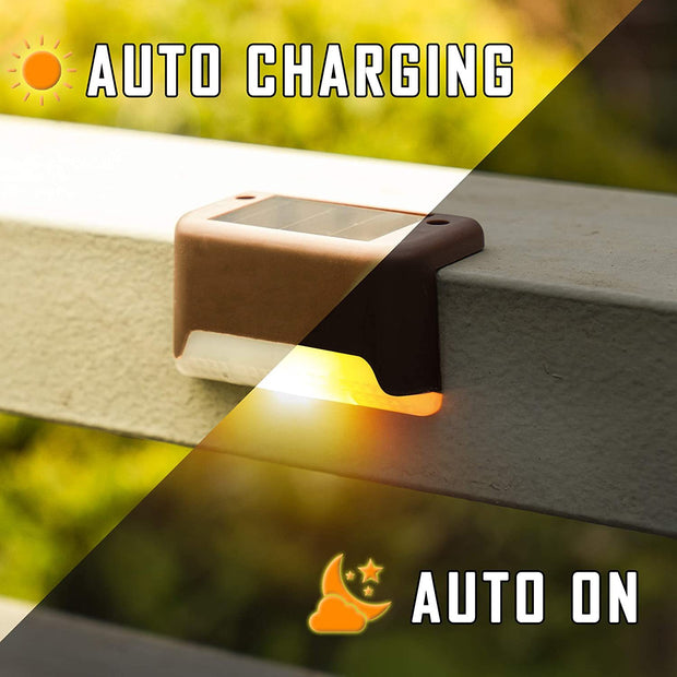 ▫️LED Solar Powered Waterproof Stair Light